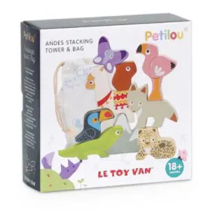 Le toy van Andes Stacking Tower and Bag