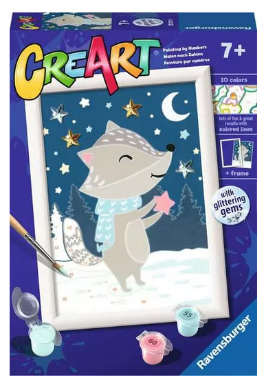 Creart cute Badger - Paint by numbers
