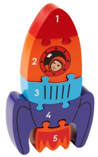 Lanka Kade Wooden rocket 1-5 jigsaw puzzle