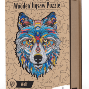Wooden Jigsaw Puzzle Wolf