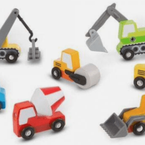Wooden Construction Vehicles- Pack of 7
