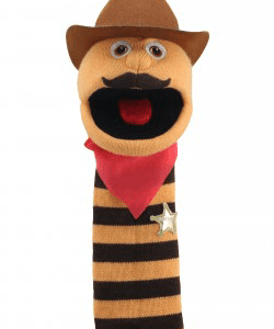 ECO Cowboy Sockette Glove Puppet