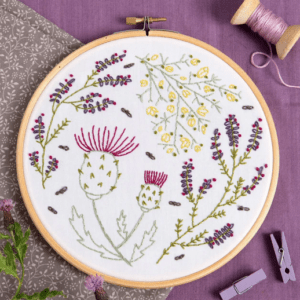 Highland Heathers Embroidery Kit