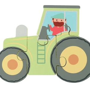 Orangetree Toys Tractor Wooden Puzzle