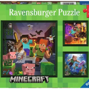 Children’s Puzzle Minecraft Biomes - 49 Pieces Puzzle