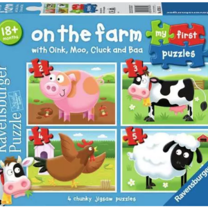 On the Farm My First Puzzles 4 in a boxof the rings