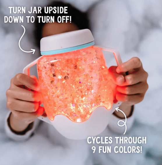 Glo Pals Sensory Jar Purple - Image 2