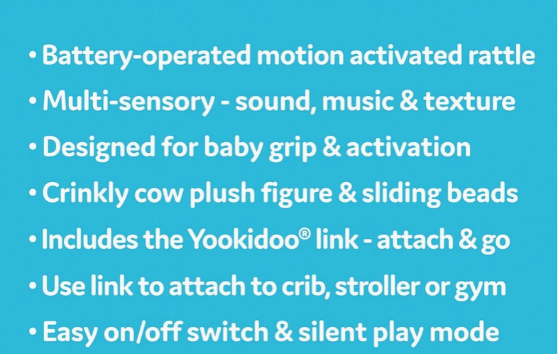 Yookidoo Cow 'shake Me" Rattle - Image 2