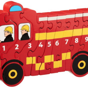 Lanka kade Wooden fire engine number 1-10 jigsaw puzzle