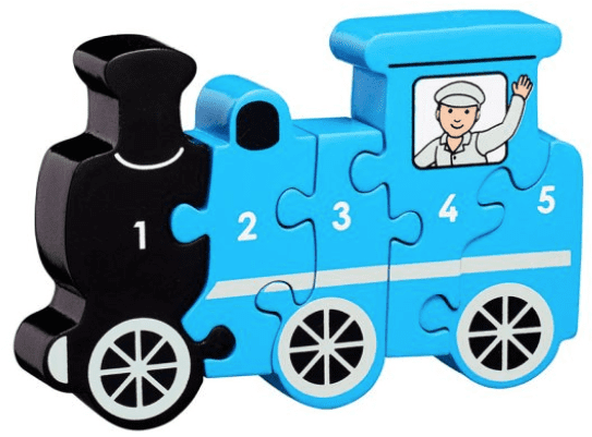 Lanka kade Wooden train 1-5 jigsaw puzzle