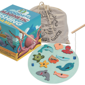 Wooden Magnetic Fishing Game