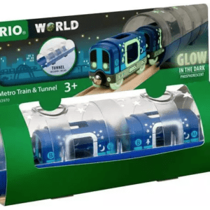 BRIO World Glow in the Dark Metro Train & Tunnel