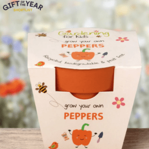 Sweet Peppers Growing Kit with Pot