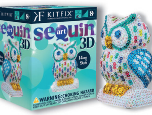 Sequin Art 3D  Owl.