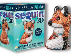 Sequin Art 3D Fox.