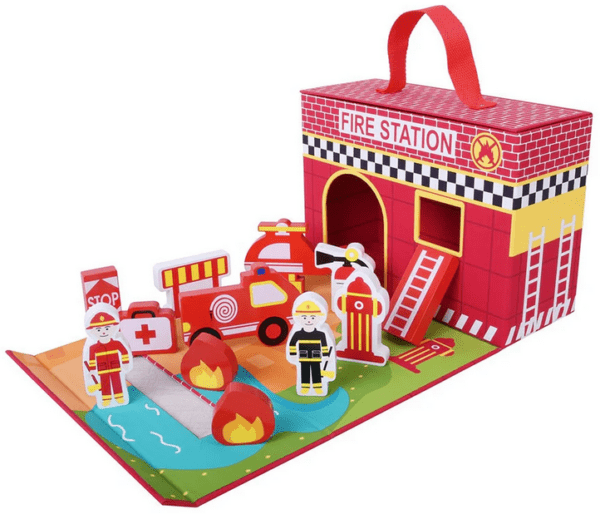 Inside out Toys Foldaway Fire station