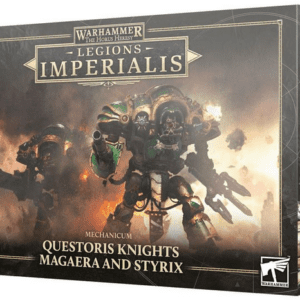 Warhammer Mechanicum Questoris Knights Magaera and Styrix