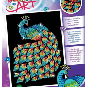 Kitfix Sequin Art Purple Peacock