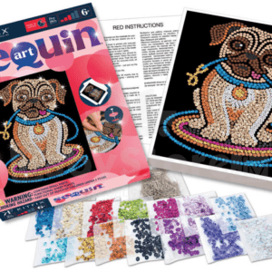 Kitfix set Sequin Art Lily Pug