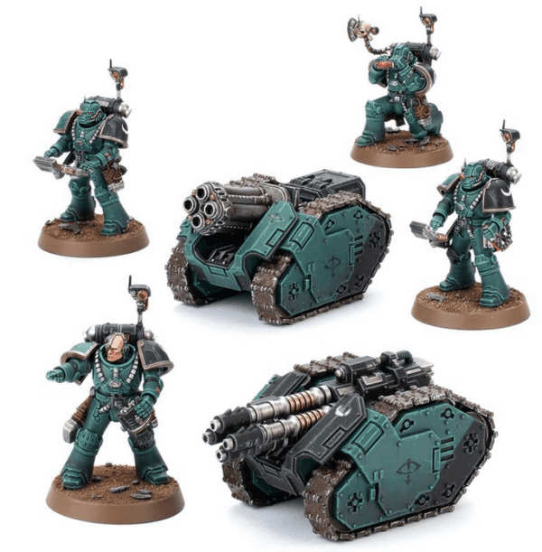 Warhammer Rapier Laser Destroyer and Quad Launcher Battery