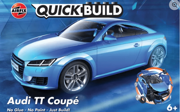 Airfix QUICKBUILD Audi TT Coupe - Blue