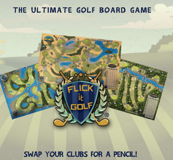 Flick it Golf board game