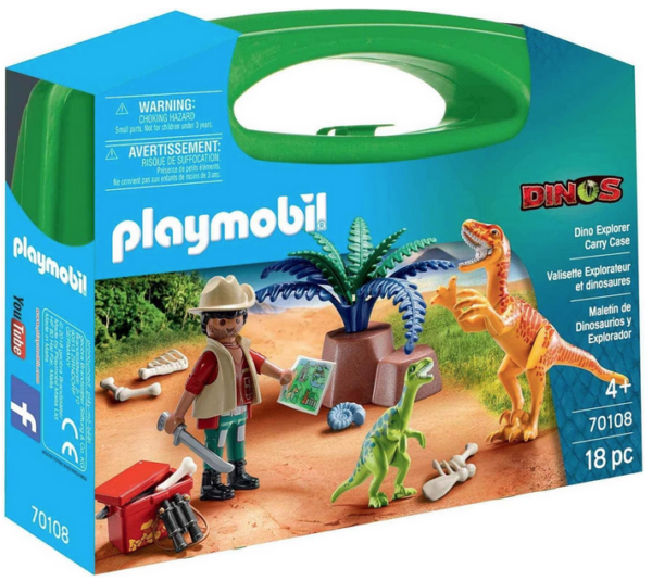 Playmobil Dinos Dinosaur Explorer & Carry Case. - Image 2