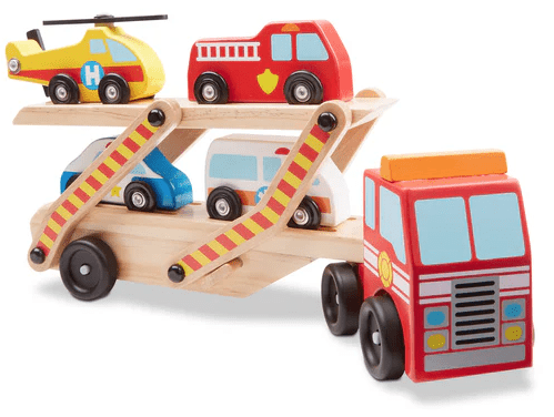 Melissa & Doug Emergency Vehicle Carrier