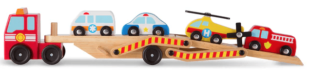 Melissa & Doug Emergency Vehicle Carrier - Image 3