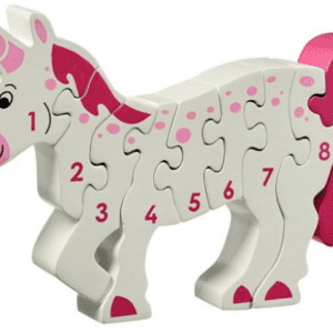 Lamka kade Wooden unicorn number 1-10 jigsaw puzzle