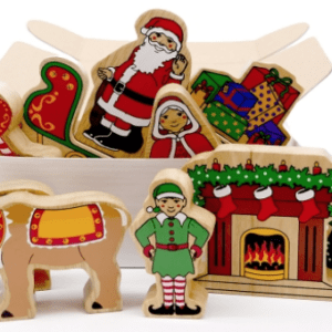 Lanka kade Wooden Christmas playset - 10 figures in box