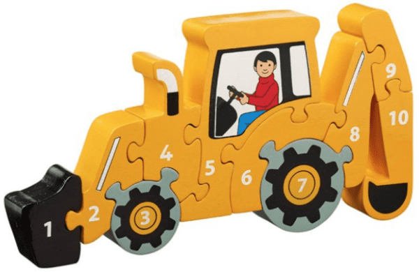 Lanka Kade Wooden digger number 1-10 jigsaw puzzle