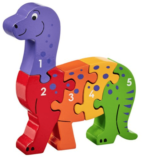 Lanka kade Wooden dinosaur 1-5 jigsaw puzzle