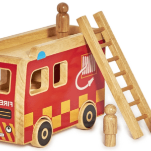 Lanka kade Wooden fire engine playset