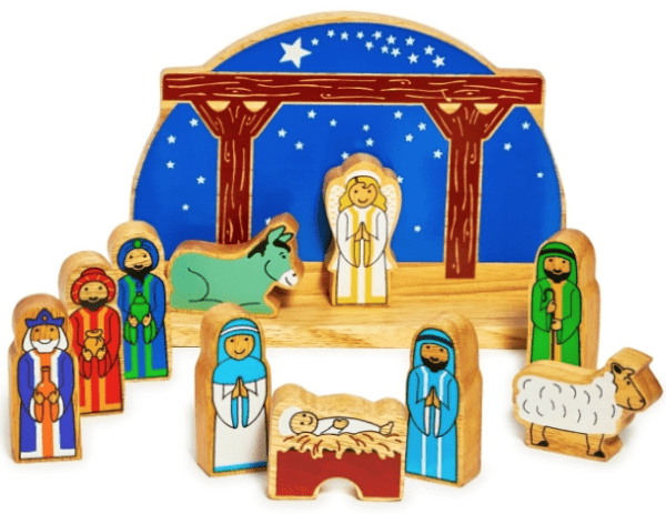 Lanka kade Wooden junior starry night nativity playset