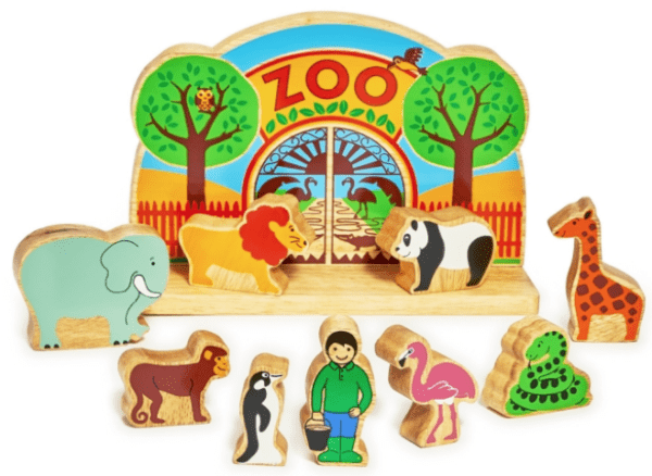 Lanka kade Wooden junior zoo playset