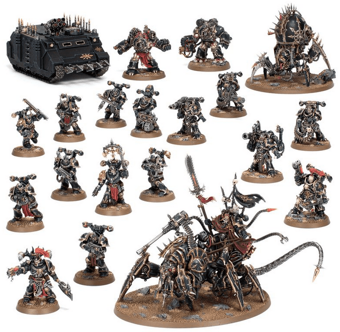 Warhammer Chaos Space Marines Hellforged Warband