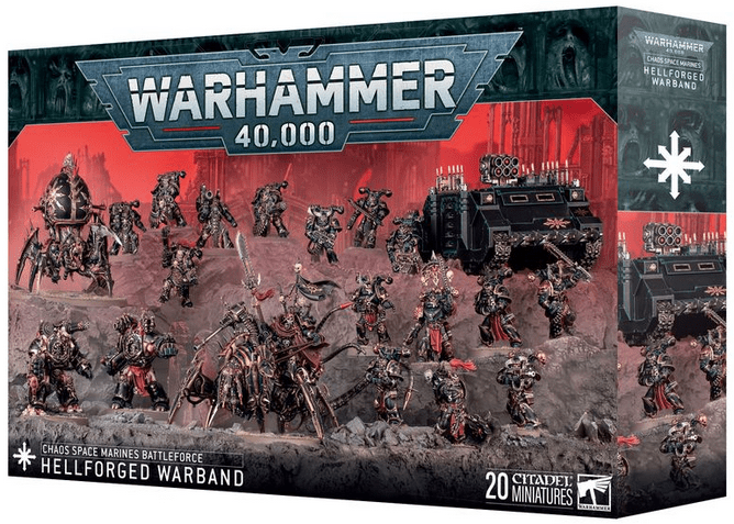 Warhammer Chaos Space Marines Hellforged Warband - Image 2