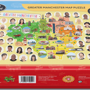 Very Puzzled Greater Manchester Map Jigsaw Puzzle